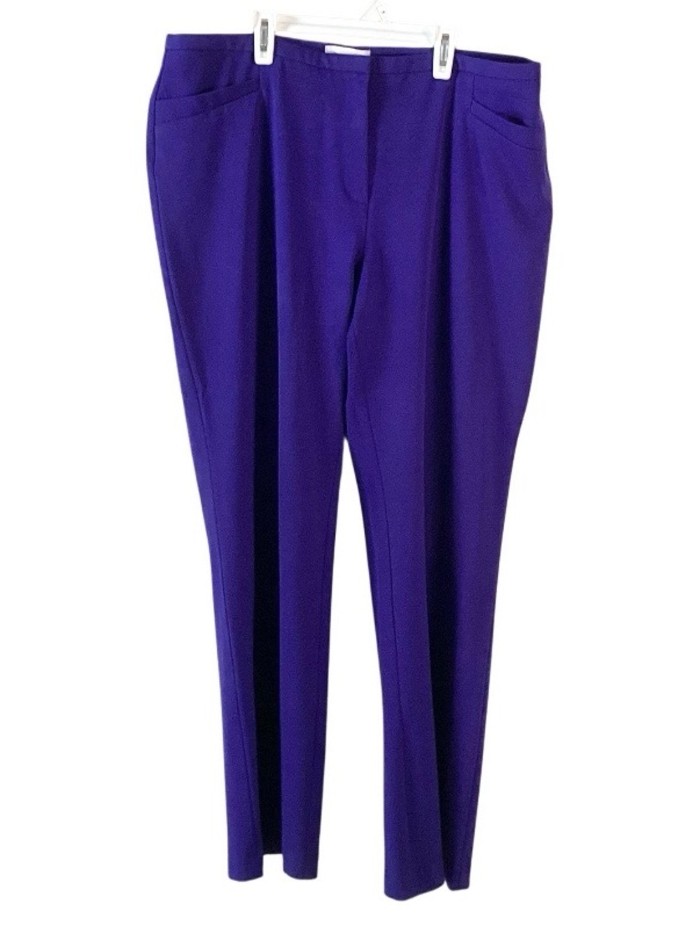 Chico’s High Waist Wide Leg Purple Trouser Pants XL